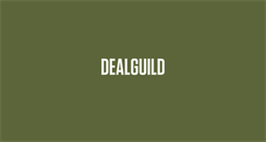 Desktop Screenshot of dealguild.com