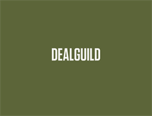 Tablet Screenshot of dealguild.com